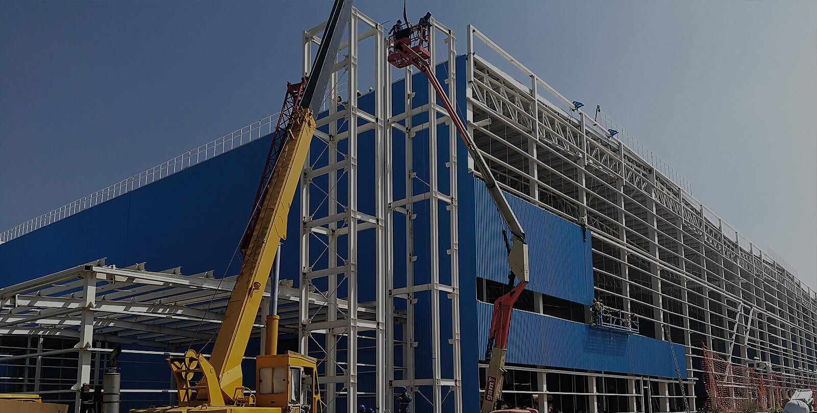 fabricación de estructuras metálicas para bodegas y naves industriales, cimentación, laminación, techumbres metálicas, sandblast y pintura industrial 